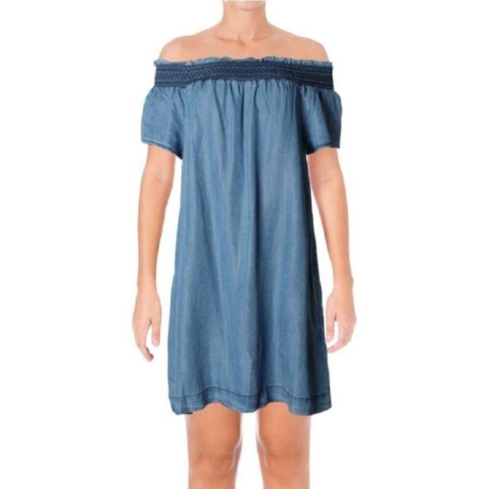 Velvet Heart 100% Tencel Chambray Mini Dress Size S